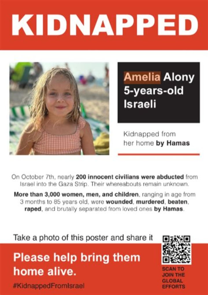
Who is Tenebris Gignit? Woman filmed removing posters of kidnapped Israeli children in Tribeca, NYC 